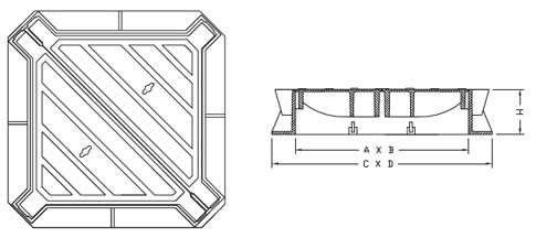 Carriage Way Cover Frame Type-1
